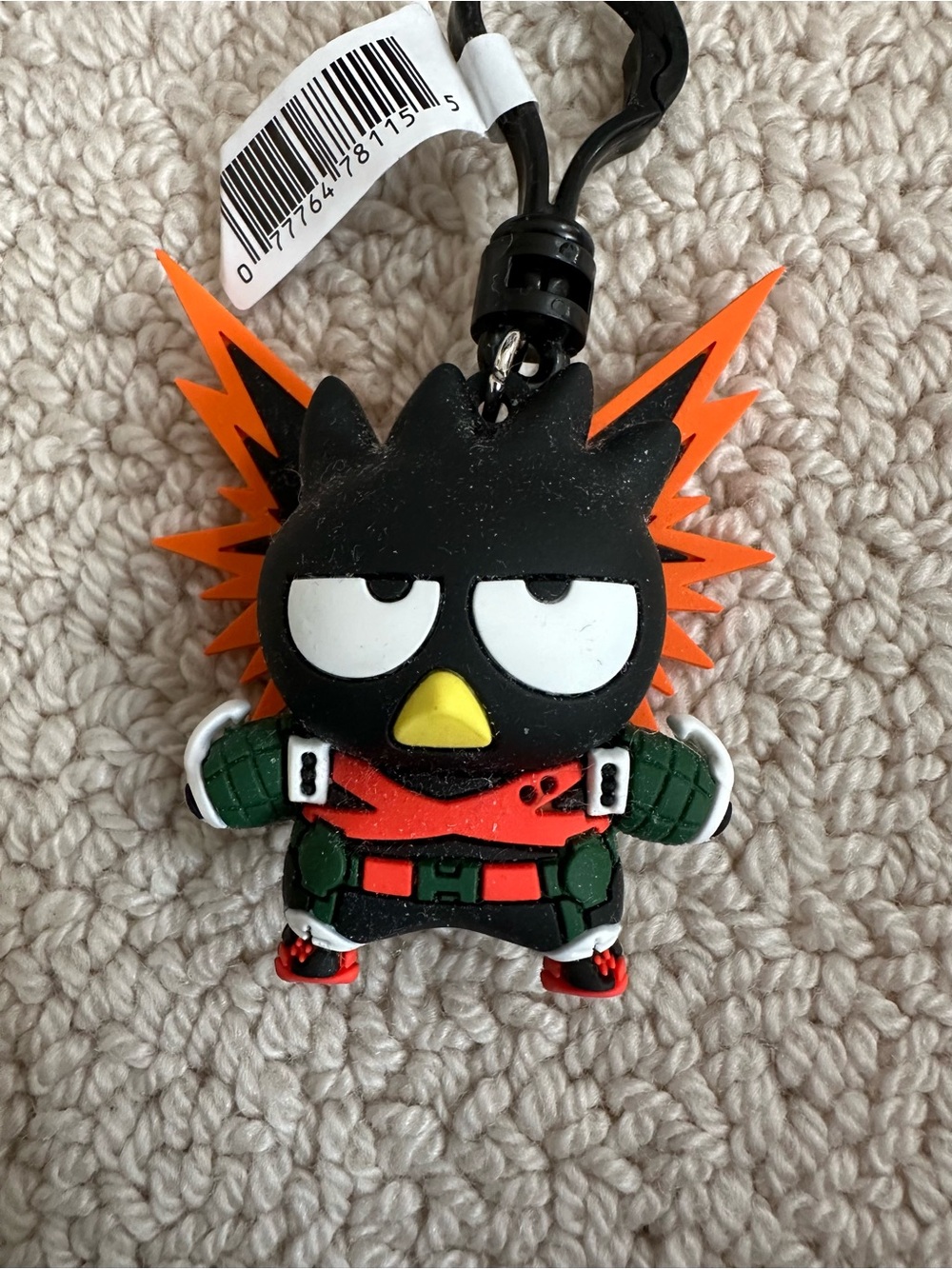 My Hero Academia x Hello Kitty and Friends “Badtz-Maru” Bag Clip!